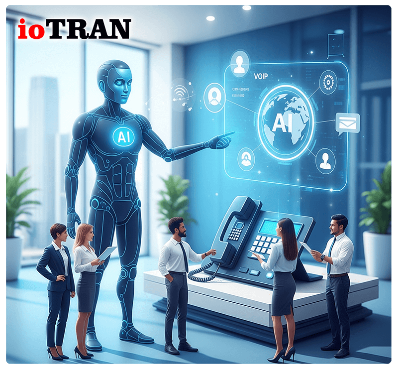 Get AI and Artificial Intelligence features with ioTRAN white label cloud communciations platform